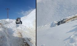 Yüksekova’da karla mücadele devam ediyor